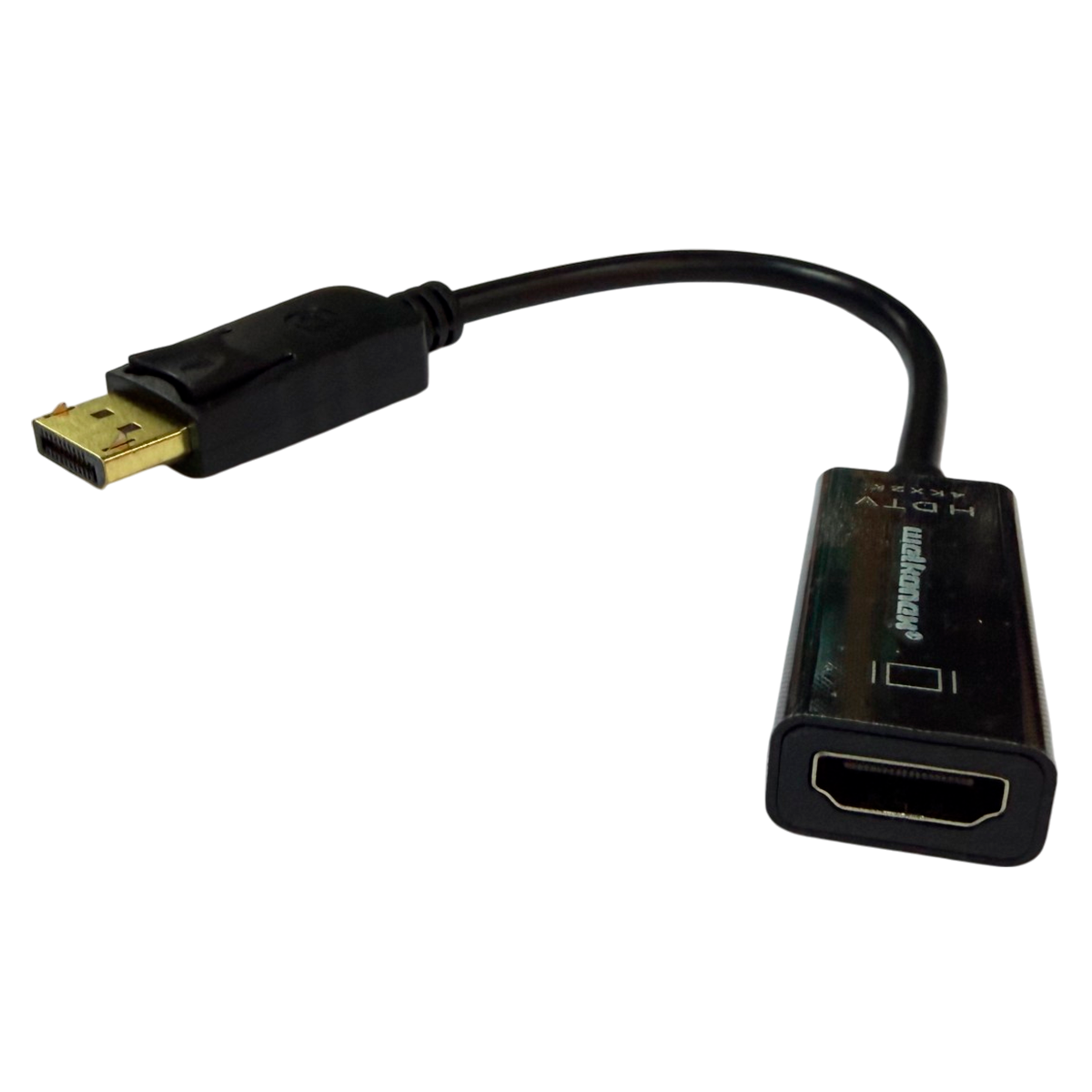 Adaptador Displayport a Hdmi 15cm Welkonex Negro