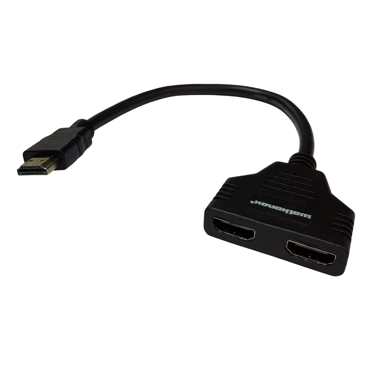 Cable Divisor Hdmi Splitter 2 Salidas 1 Entrada Welkonex Negro