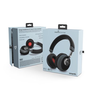 Audifonos Energy Headphones Smart 6 Bluetooth Negro – imagen 3