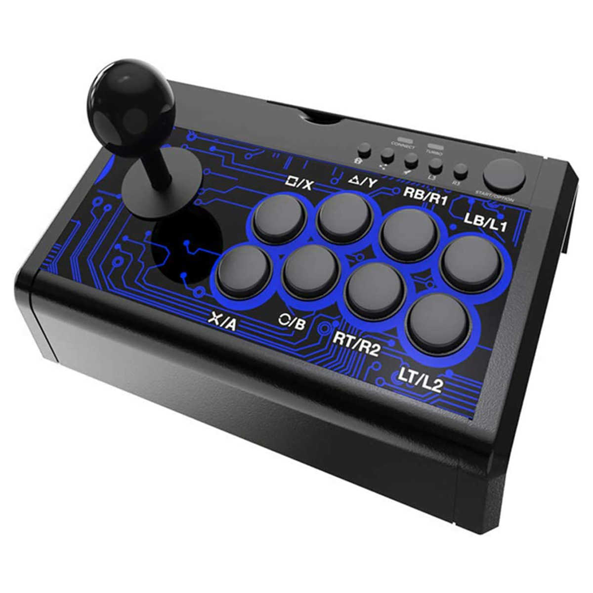 Control Arcade Fight Stick Joystick Ps4 Ps3 Xbox Pc Switch Negro