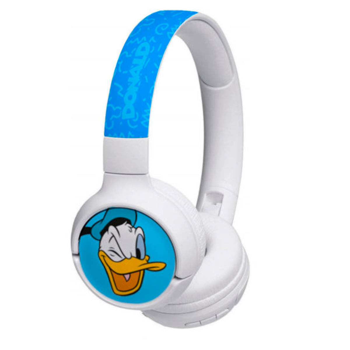 Audífonos Bluetooth Disney Pato Donald Blanco Celeste