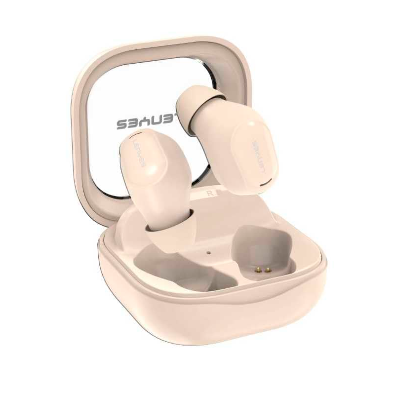 Audífonos In Ear Bluetooth Lenyes Air 86 Beige