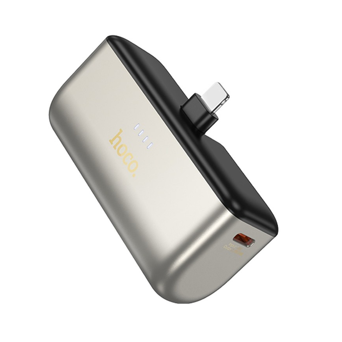 Bateria Portatil Powerbank Hoco Q31 Mini Tipo C 5000 Mah Dorado