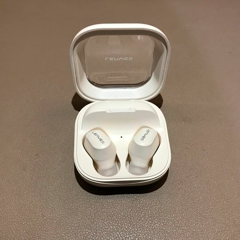 Audífonos In Ear Bluetooth Lenyes Air 86 Beige – imagen 3
