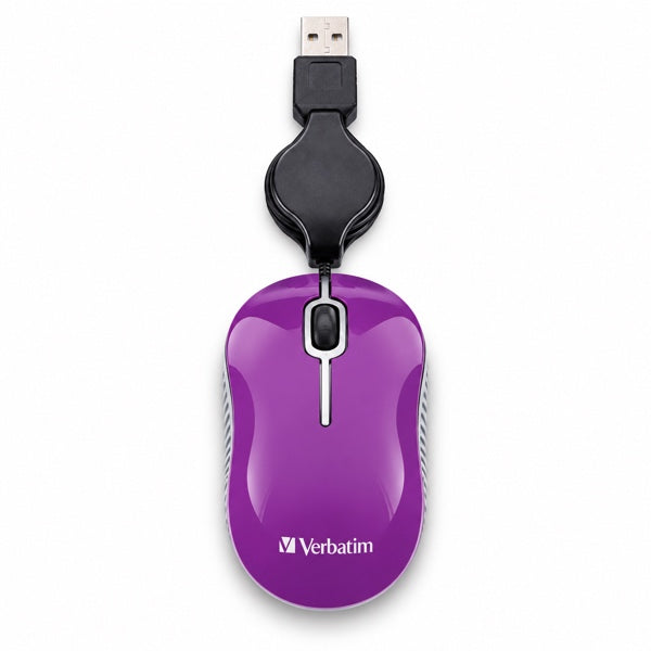 Mini Mouse Con Cable Retráctil Verbatim Mini Travel Commuter