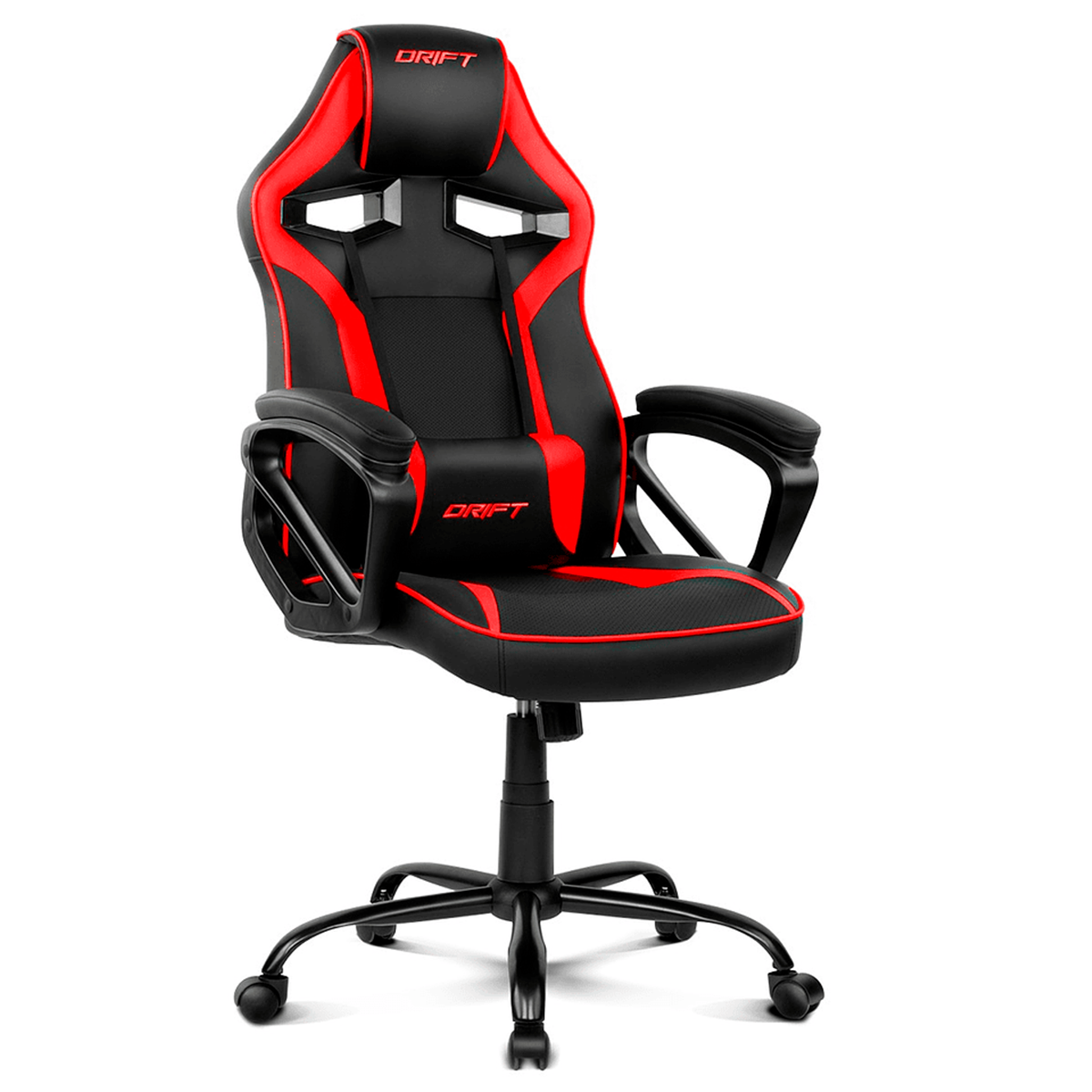 Silla Gamer Drift Dr50 Negro Rojo