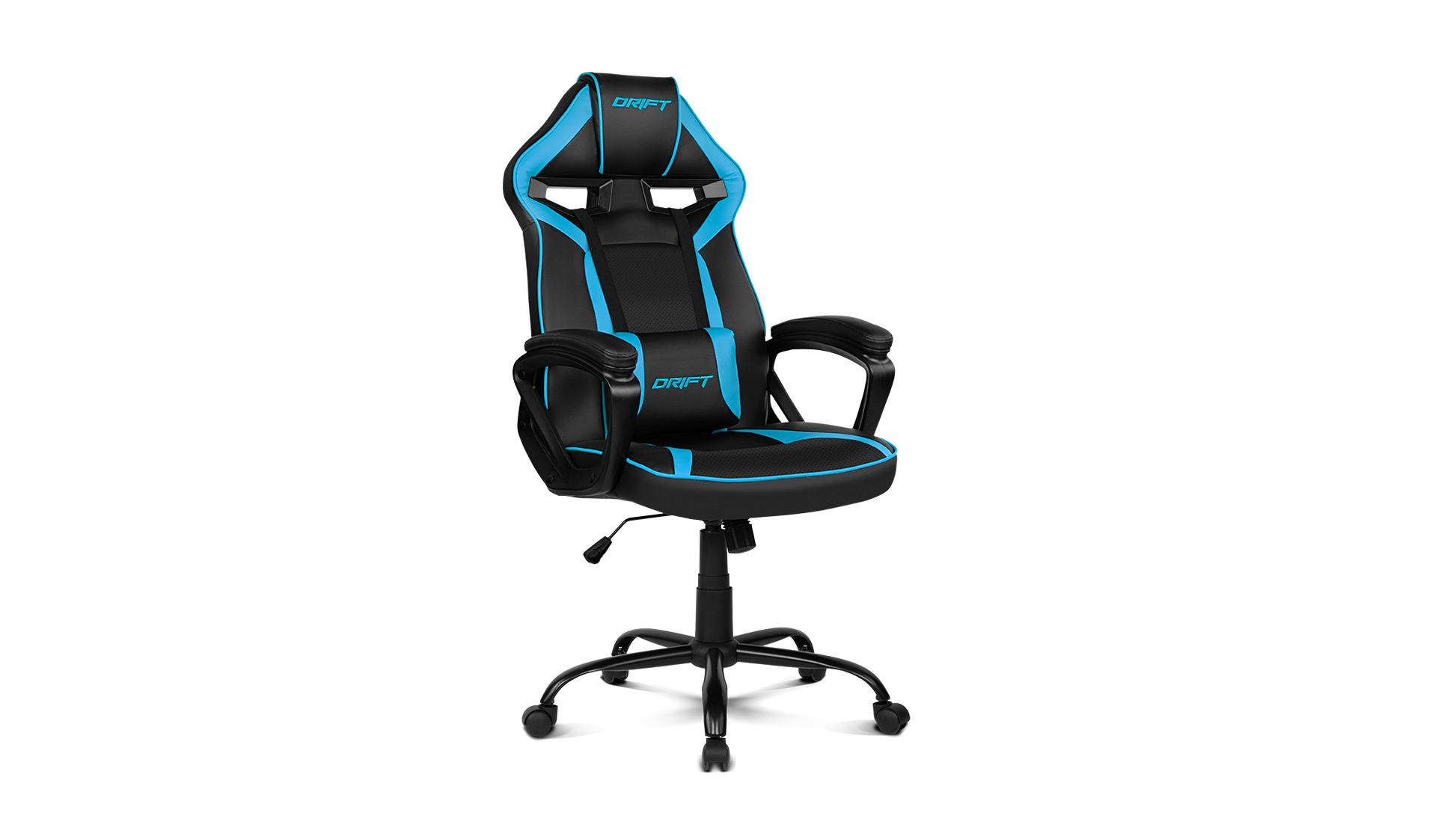 Silla Gamer Drift Dr50 Negro Azul – imagen 3