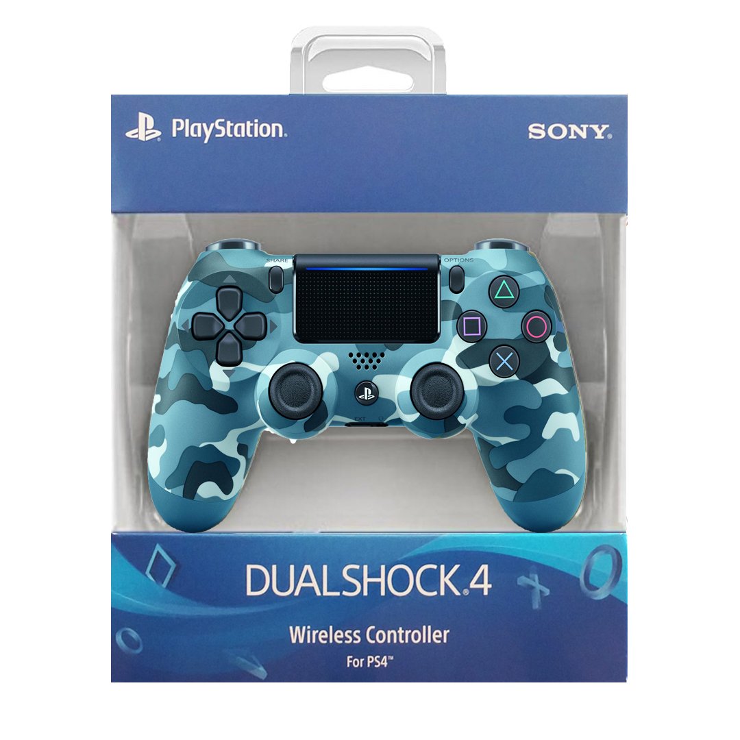 Control Dualshock PS4 Inalambrico Oem Camu Azul – imagen 2