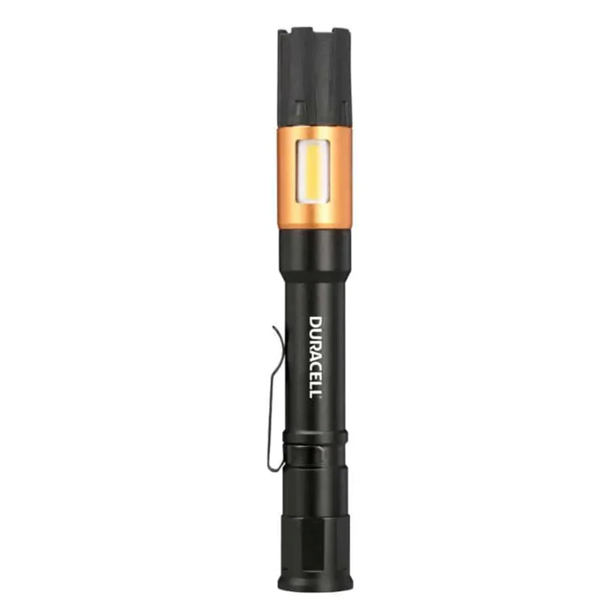 Linterna Led Lapicera Duracell 100 Lumenes 2aaa Negro
