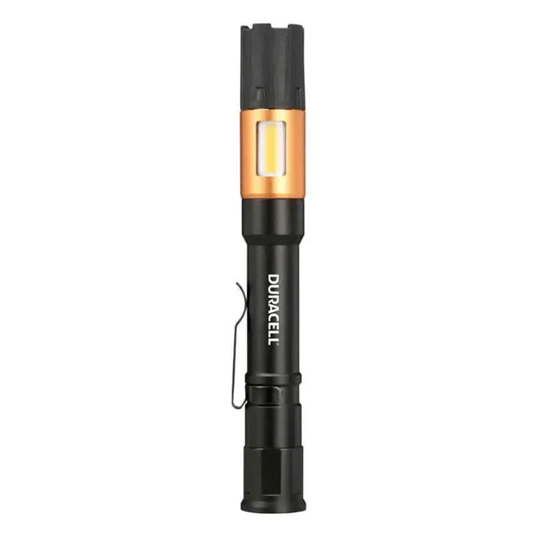 Linterna Led Lapicera Duracell 100 Lumenes 2aaa Negro