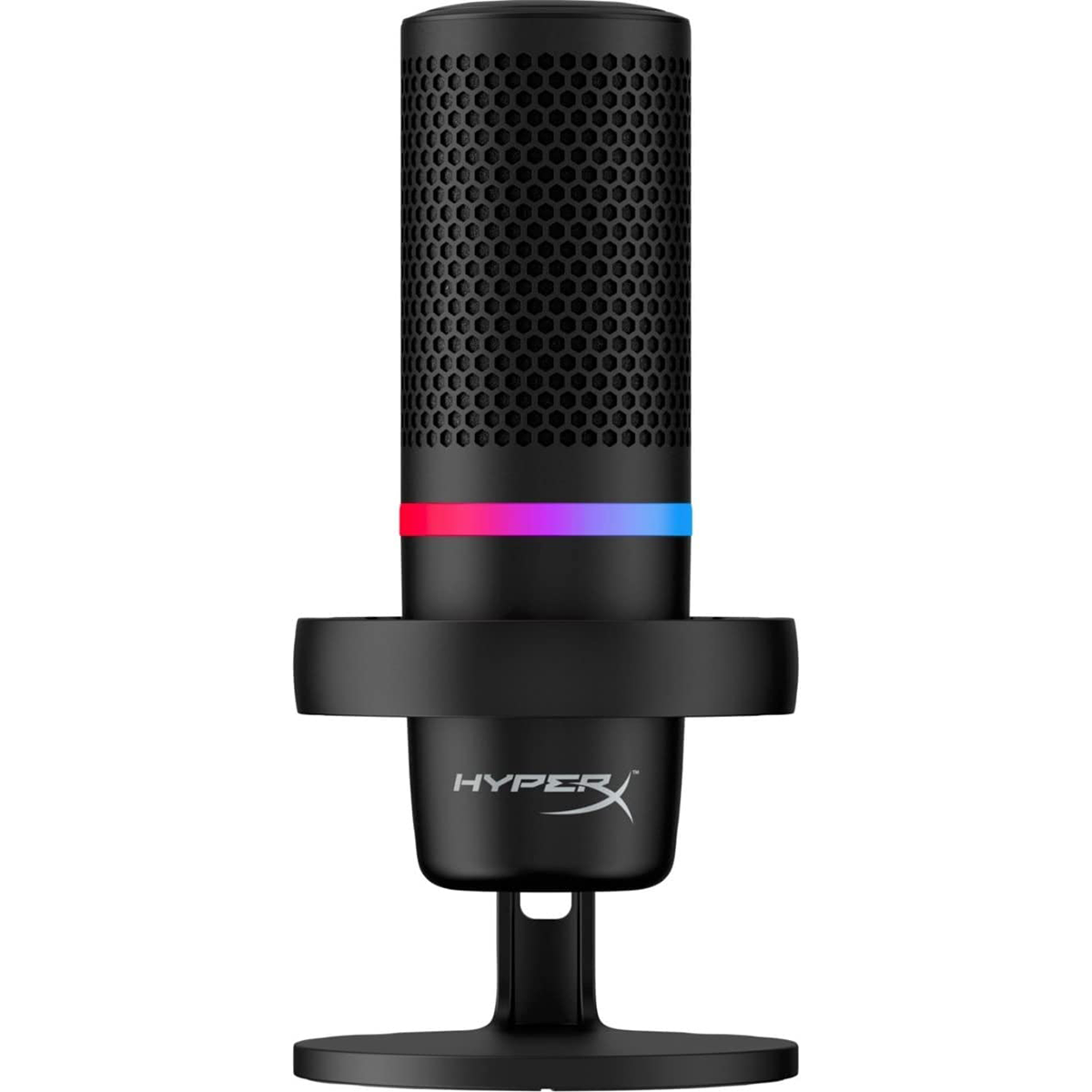 Micrófono Gamer Hyperx Duecast Rgb Pc Mac Negro