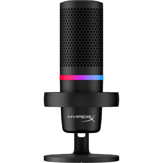 Micrófono Gamer Hyperx Duecast Rgb Pc Mac Negro