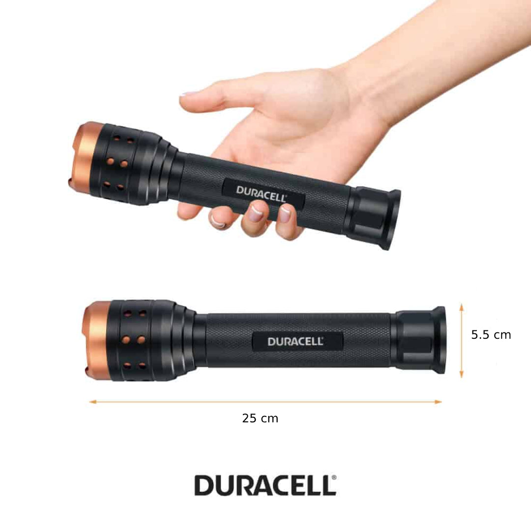 Linterna Led Duracell 2500 Lumenes 7159-DF2500 Negro – imagen 3