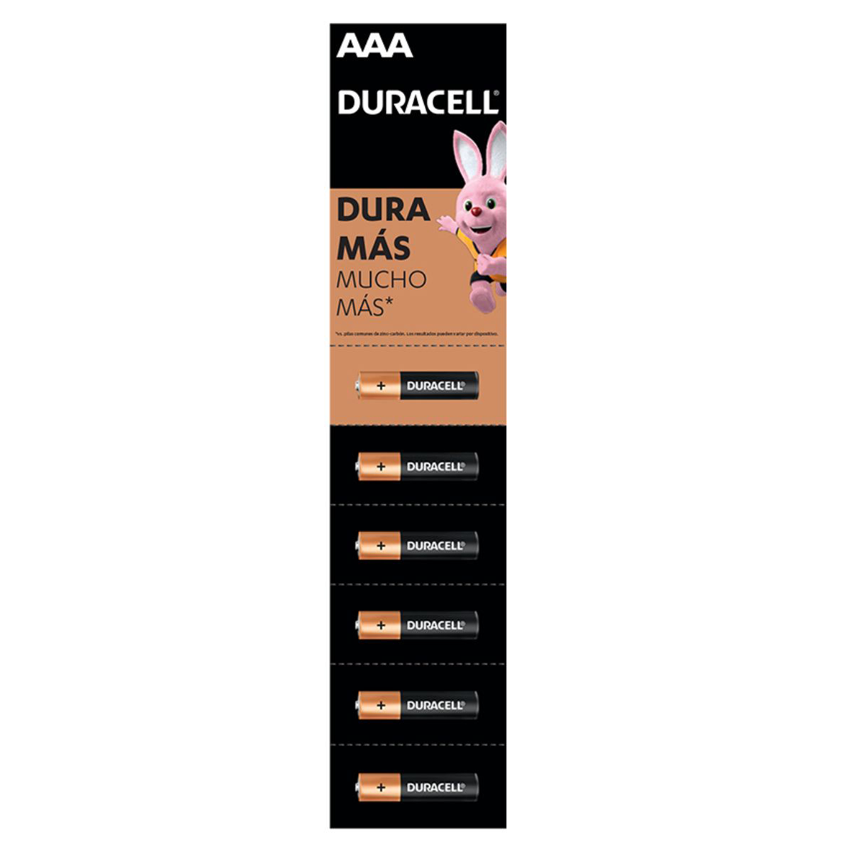 Pack Tira 6 Pilas Alcalinas Duracell AAA