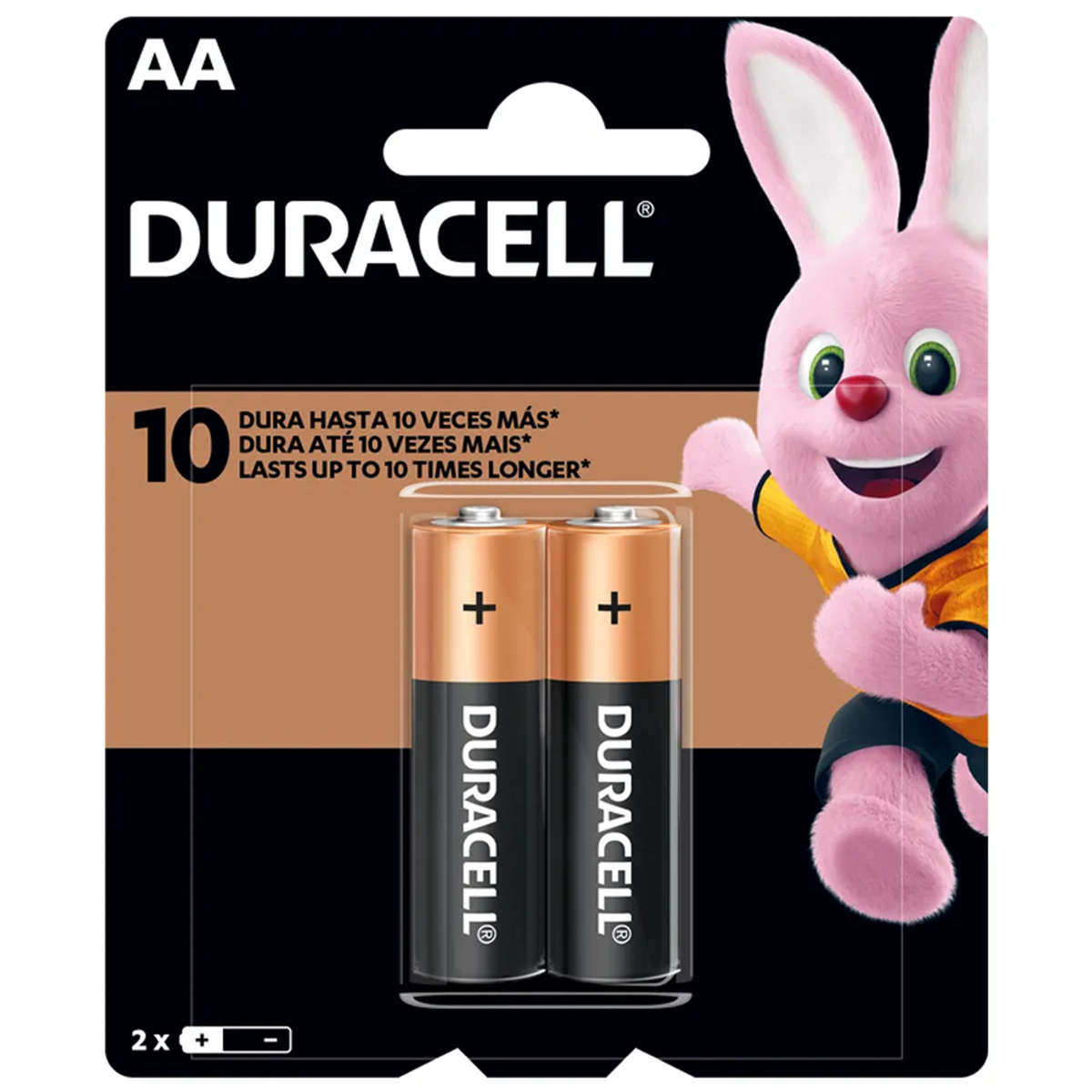 Pilas Alcalinas 1.5V Duracell AA de 2 Unidades