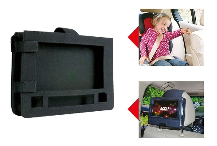 Dvd Portátil Con Tv Microlab 9" + Funda Protectora Negro – imagen 4