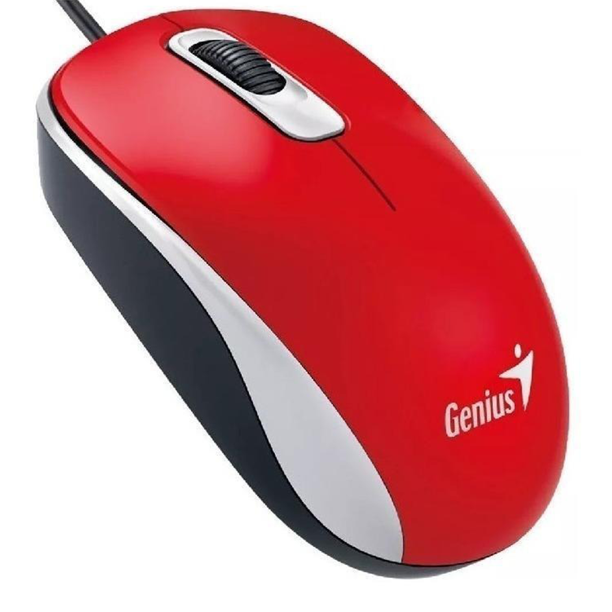 Mouse Genius Dx-110 Usb Optico Rojo