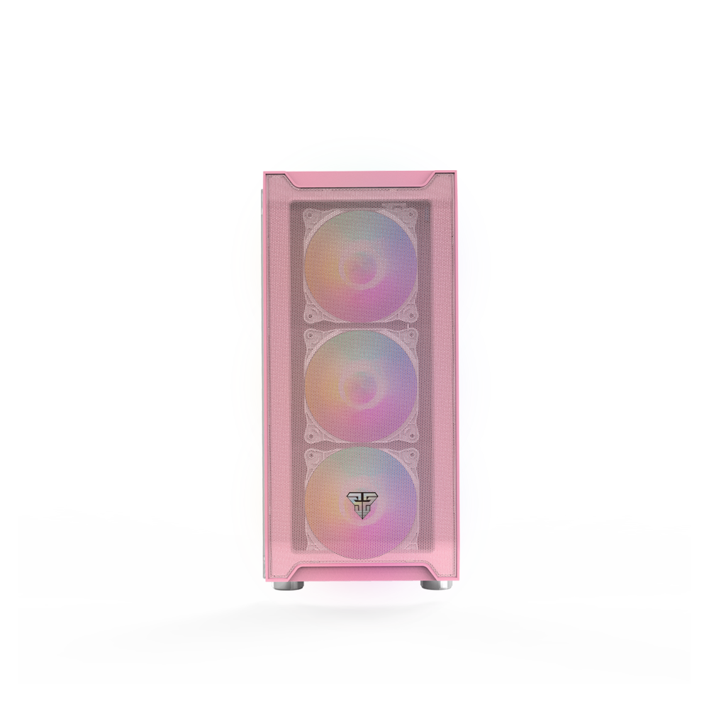 Gabinete Gamer Fantech Rgb Aero Cg80 Sakura Edition Rosado – imagen 4