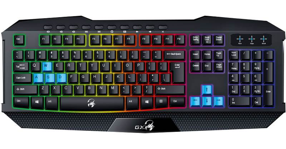 Teclado Gamer Genius Scorpion K215 Negro – imagen 2
