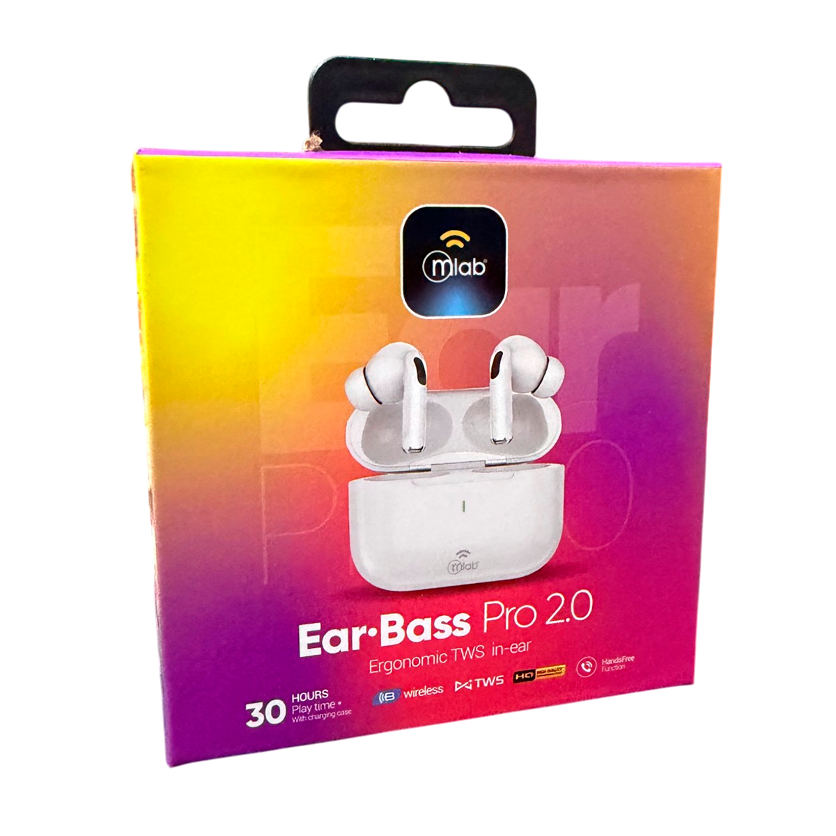 Audifonos In Ear Bluetooth Mlab Ear Bass Pro 2.0 M9776 Blanco