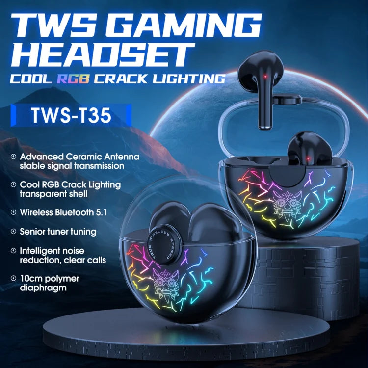 Audifonos Bluetooth In Ear Tws Onikuma T35 Negro – imagen 4