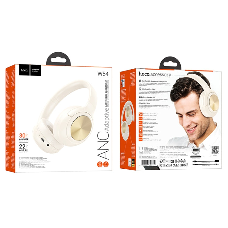 Audífonos Bluetooth Hoco W54 Headset 30 Horas Blanco – imagen 3