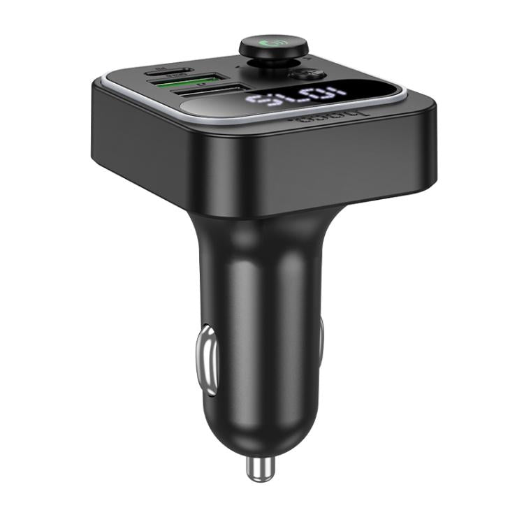 Cargador de Auto Transmisor Hoco E85 Rgb 20w Qc 3.0 Negro – imagen 2