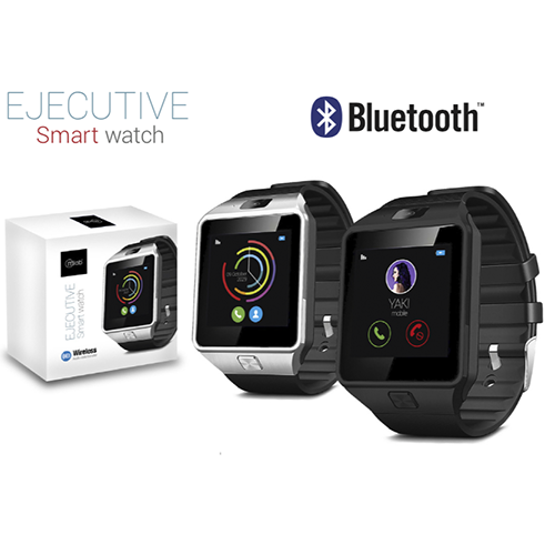 Smartwatch Microlab Bluetooth Ejecutive Gris