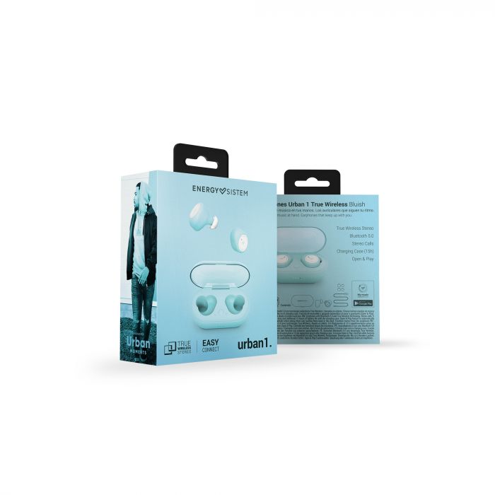 Audifonos Bluetooth Earphones Urban 1 True Energy Sistem Azul – imagen 5