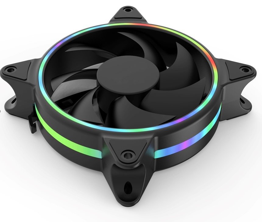 Kit de Ventiladores Gamenote Havit F2092 RGB Negro – imagen 4
