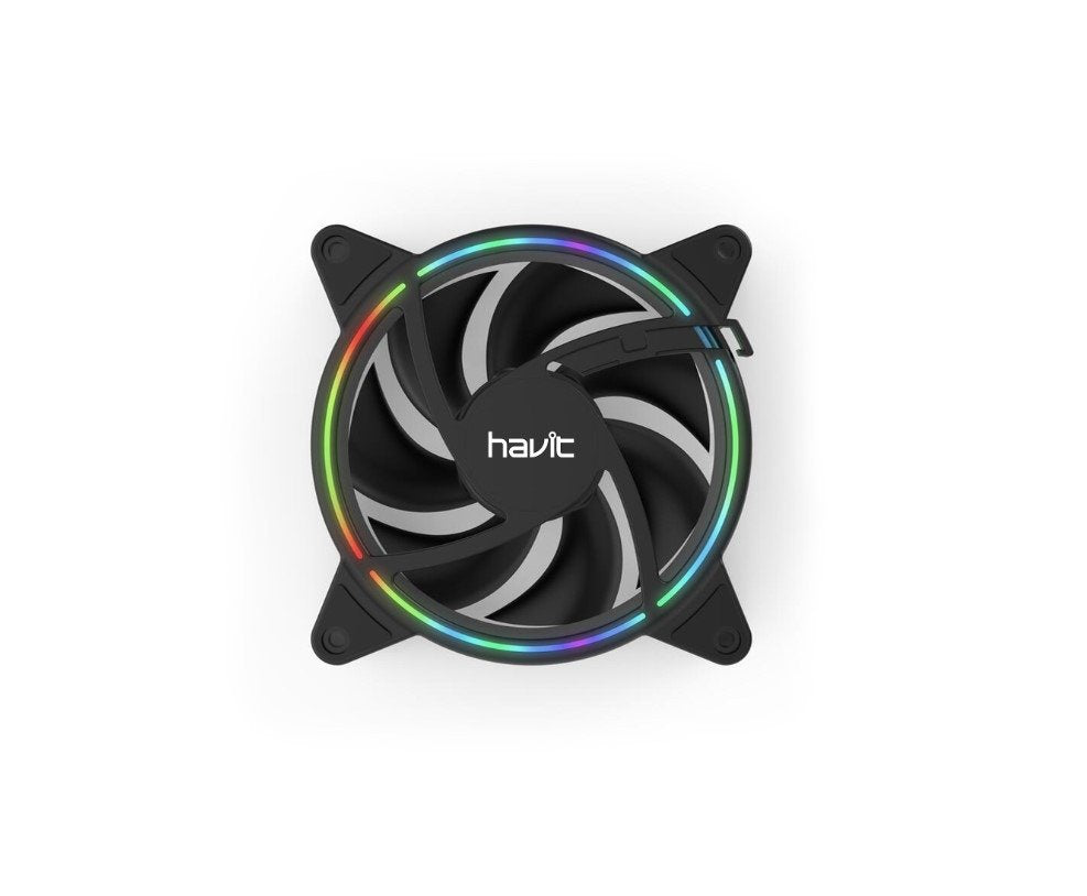 Kit de Ventiladores Gamenote Havit F2092 RGB Negro – imagen 2