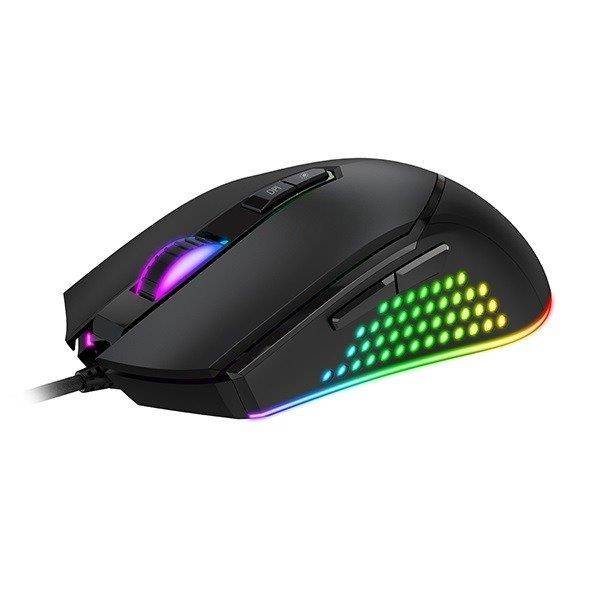 Mouse Gamer Gamenote Ms814 Rgb 7000dpi Negro – imagen 2