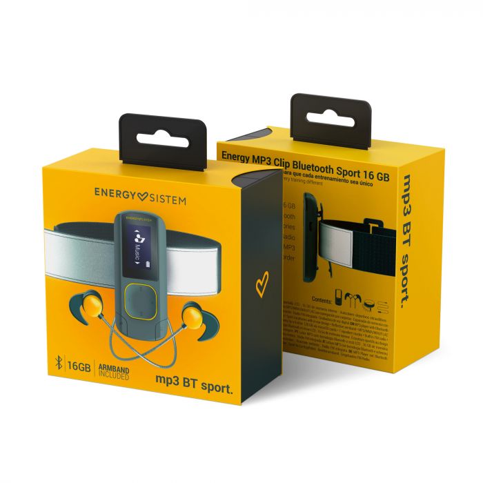 MP3 Clip Energy Sistem 16 Gb Bluetooth Armband Deportivo Negro – imagen 3