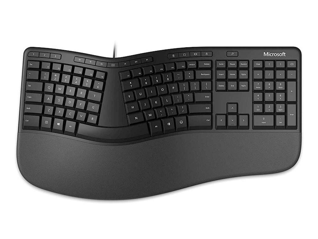 Teclado Microsoft Ergonómico LXM-00003 Usb Negro – imagen 6