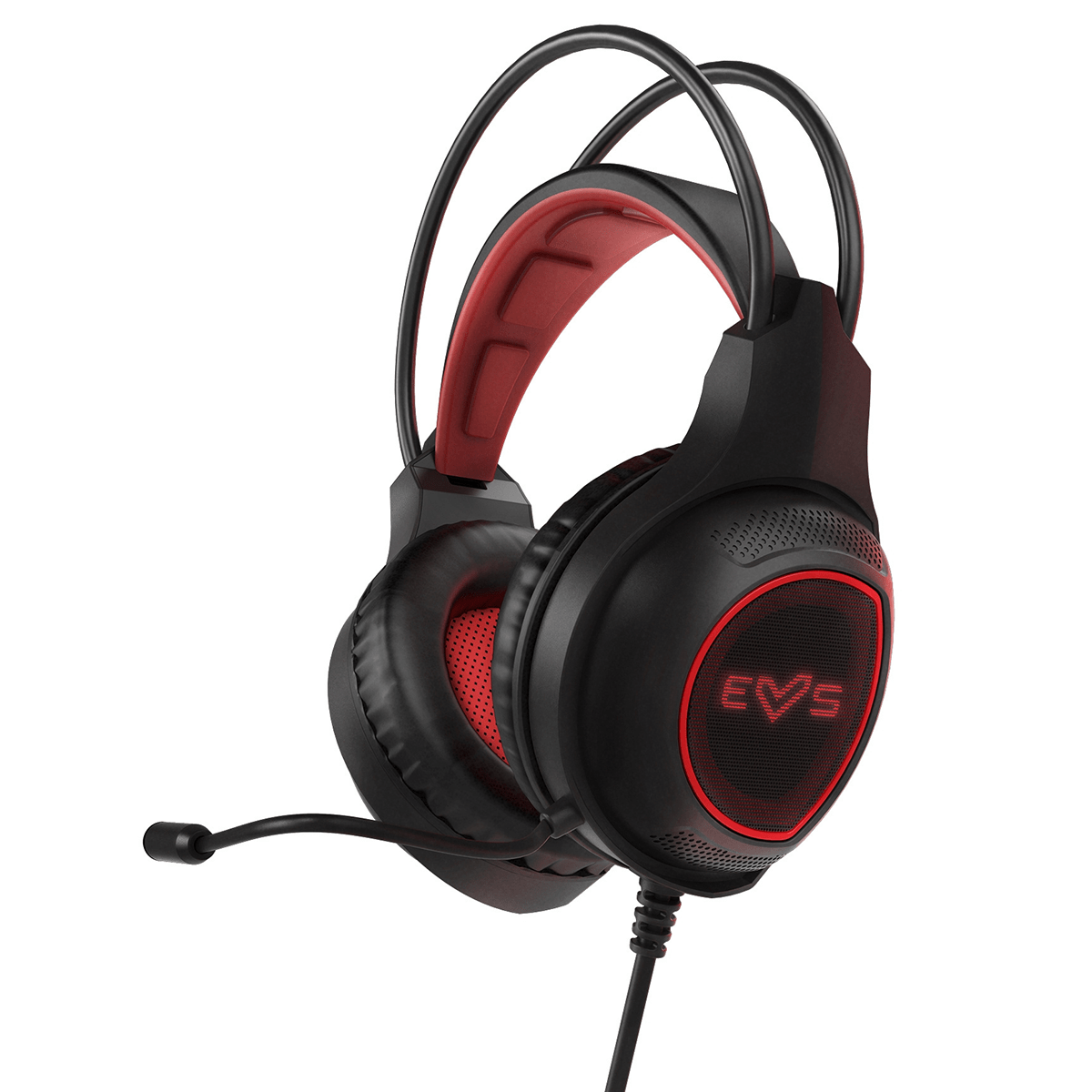 Audífonos Gamer Energy Sistem ESG 2 Laser Negro Rojo