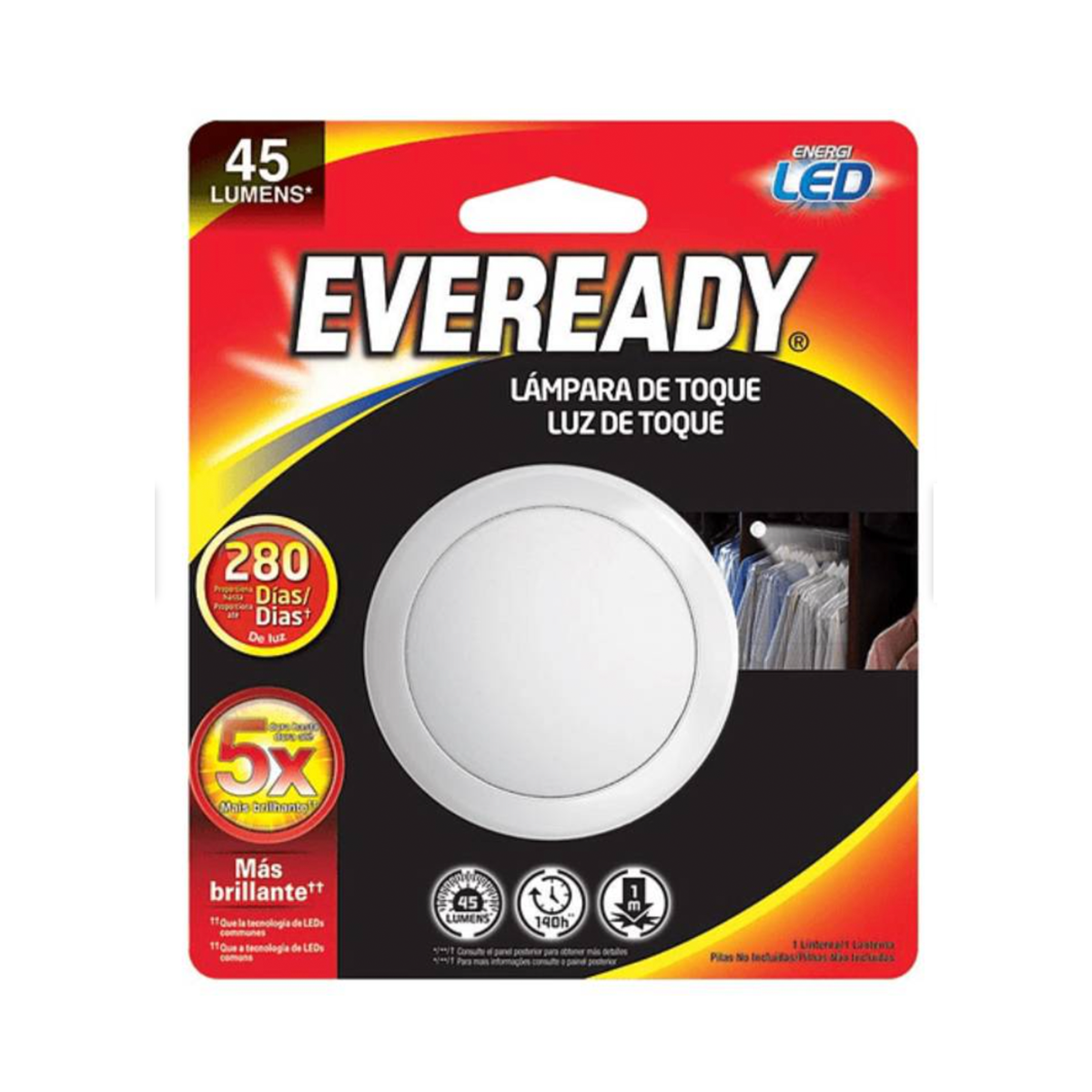 Lampara Luz Led 1 Toque Eveready
