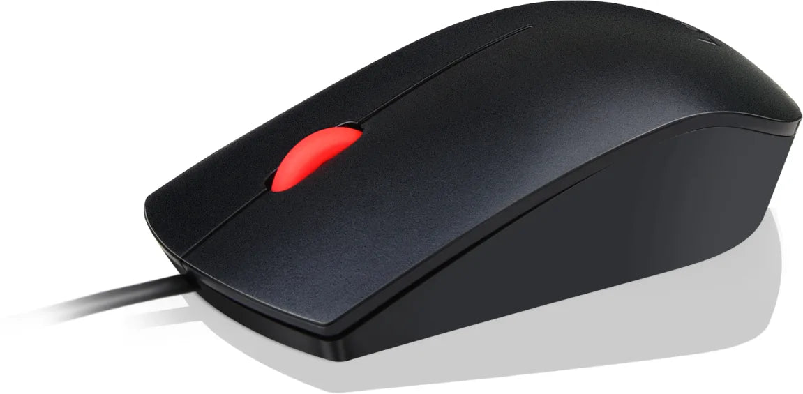 Mouse Lenovo Con Cable Essential Usb Color Negro – imagen 3