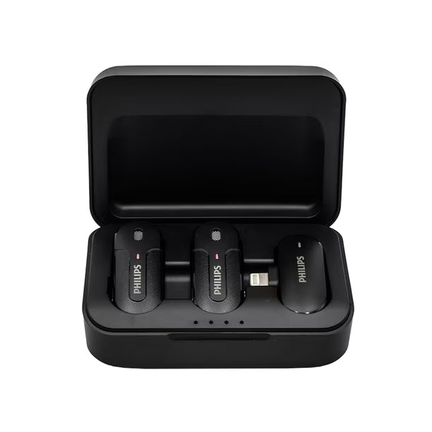 Kit 2 Microfonos Inalambrico Para Lightning Philips DLM9002l/74 Negro – imagen 3