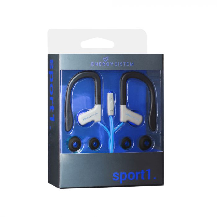 Audifonos Energy Sistem Earphones Sport 1 Microfono Azul – imagen 4