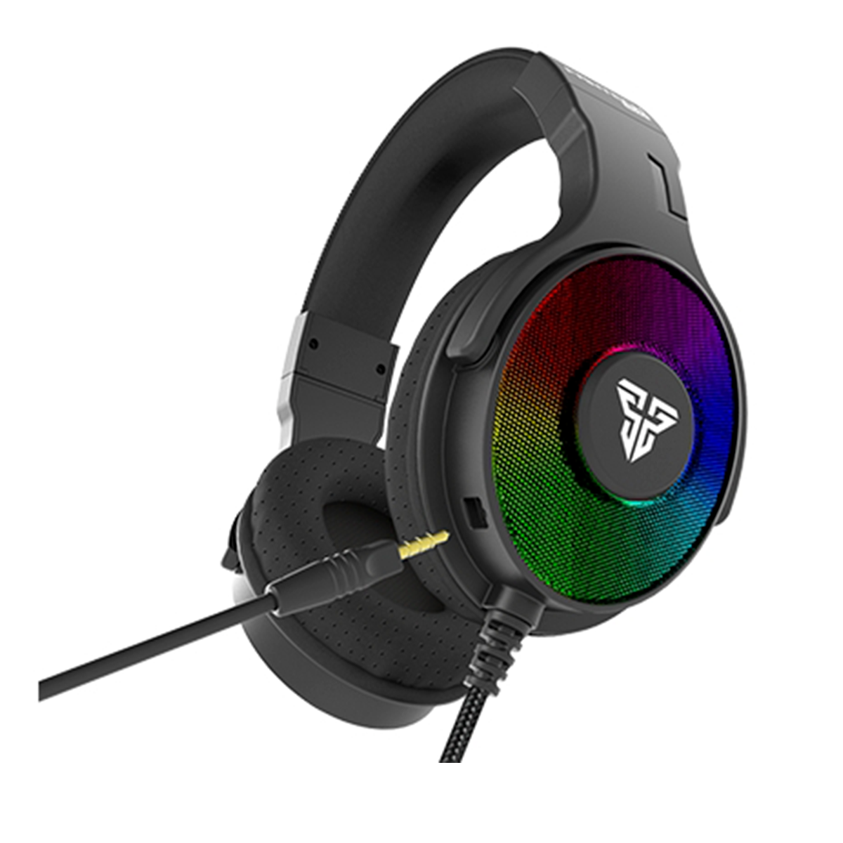 Audífonos Gamer Fantech Fusion Hg22 7.1 Rgb Negro