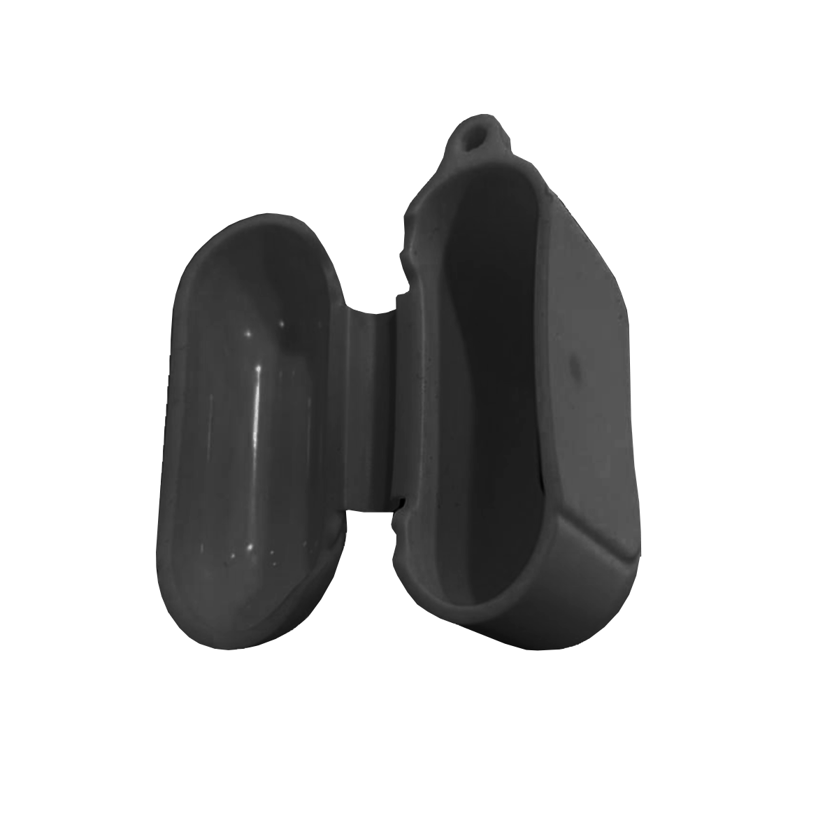 Carcasa Funda Para AirPods 3 Generación Silicona Negro – imagen 3