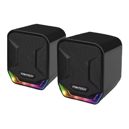 Parlantes Gamer Fantech Sonar Gs202 Rgb Negro