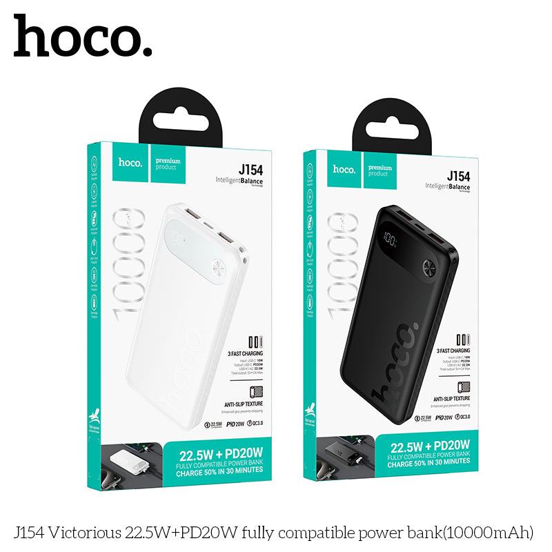 Powerbank Carga Rapida Hoco J154 Victorious 10000 Mah Blanco – imagen 2