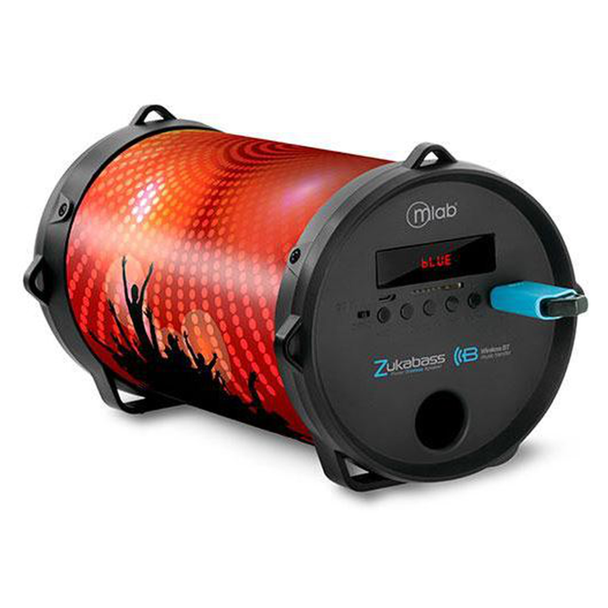 Parlante Bluetooth Microlab Zuka Wave Mod 7284 Rojo
