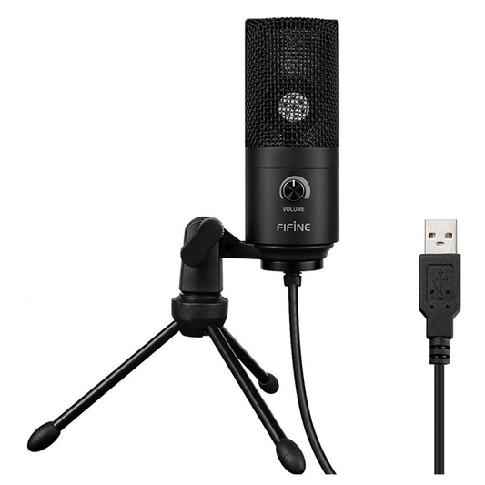 Micrófono Usb Fifine Profesional Pc Ps4