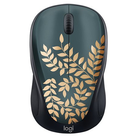 Mouse Inalámbrico Logitech M317c Golden Garden Negro