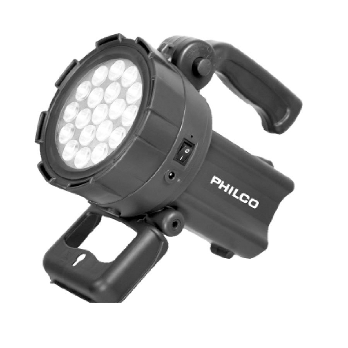 Foco Recargable 19 Led Philco Negro