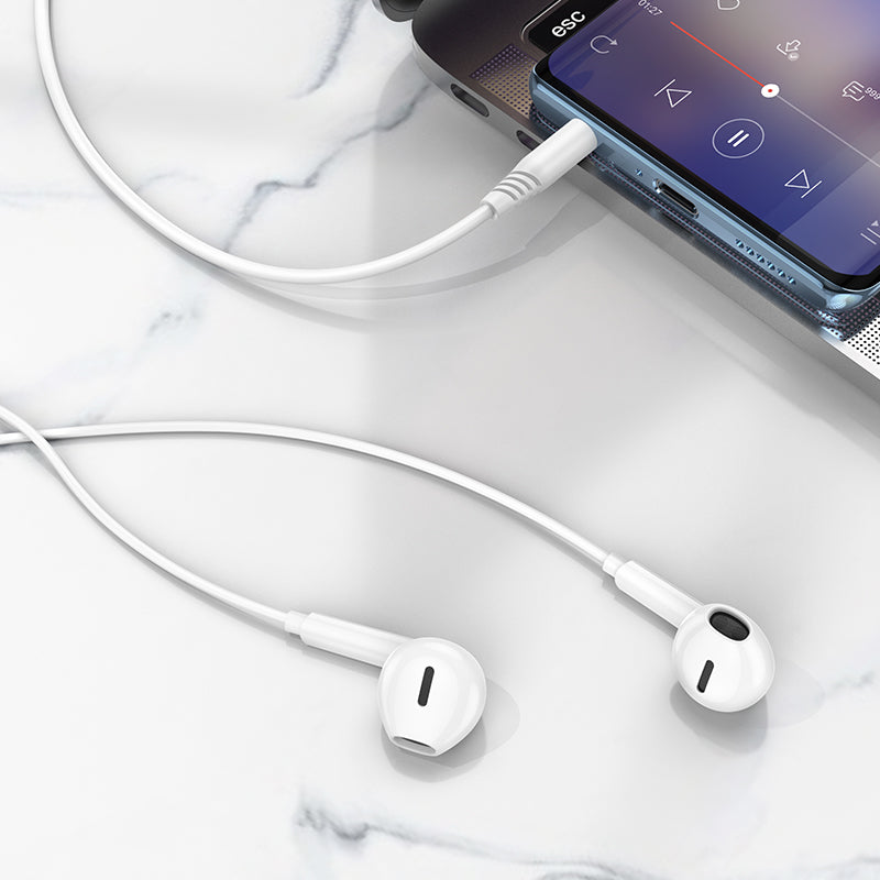 Audífonos In Ear Borofone Bm71 3.5mm Blanco – imagen 2