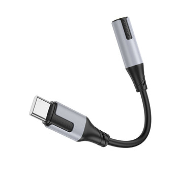 Adaptador Tipo C a Jack 3.5mm Borofone Bv19 Negro – imagen 2
