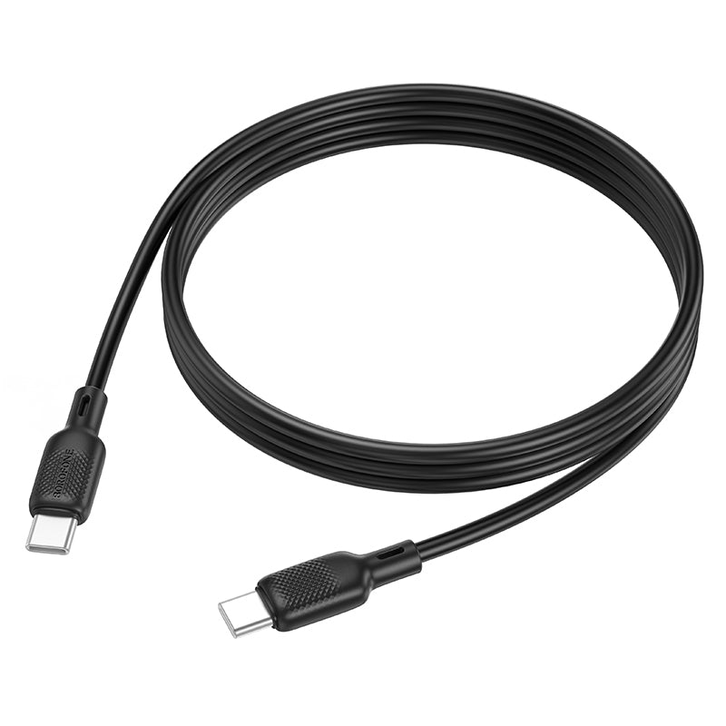 Cable Tipo C a Tipo C Borofone Bx113 1 Metro Negro – imagen 2